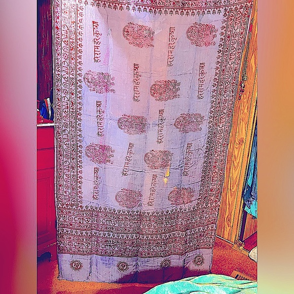 Prayer shawl/cover-up/bedspread Cost plus world market new twin soft rayon wrap - Picture 7 of 15